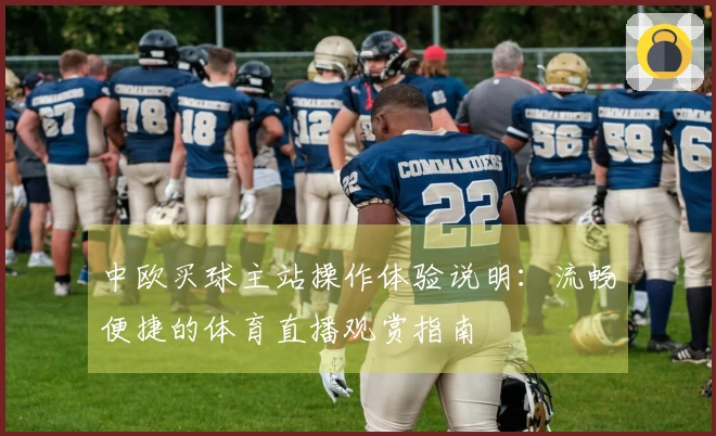 中欧买球主站操作体验说明：流畅便捷的体育直播观赏指南